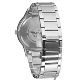 Emporio Armani Classic Quartz Silver Dial Silver Steel Strap Watch For Men - AR2478