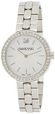 Swarovski Daytime Crystal Silver Dial Silver Steel Strap Watch for Women - 5095600