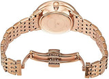 Swarovski Crystalline Chic Analog Silver Dial Rose Gold Steel Strap Watch for Women - 5544590