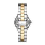 Michael Kors Lennox Three-Hand Gold Dial Two Tone Steel Strap Watch For Women  - MK6988