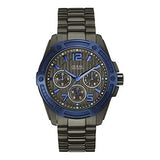 Guess Flagship Multifunction Chronograph Grey Dial Grey Steel Strap Watch for Men - W0601G1