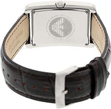 Emporio Armani Classic Brown Dial Brown Leather Strap Watch For Men - AR1605