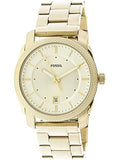 Fossil Machine Gold Dial Gold Steel Strap Watch for Men - FS5264