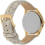 Michael Kors Jaycie Quartz Gold Dial White Leather Strap Watch for Women - MK2861