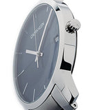 Calvin Klein City Blue Dial Silver Steel Strap Watch for Men - K2G2G14Q