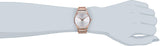 Calvin Klein Stately White Dial Rose Gold Steel Strap Watch for Women - K3G23626