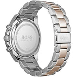 Hugo Boss Ocean Edition Black Dial Two Tone Steel Strap Watch for Men - 1513705