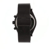 Guess Continental Chronograph Black Dial Black Mesh Strap Watch For Men - GW0582G3