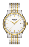 Tissot T Classic Carson Automatic White Dial Two Tone Steel Strap Watch for Men - T085.407.22.011.00