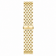 Michele Serein Mother of Pearl Dial Gold Steel Strap Watch for Women - MWW21B000031