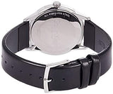 Calvin Klein Steady Black Dial Black Leather Strap Watch for Women - K7Q211C1