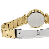 Guess Park Ave South Analog White Dial Gold Steel Strap Watch For Women - W0767L2