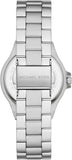 Michael Kors Lennox Three Hand Silver Dial Silver Steel Strap Watch For Women - MK7280