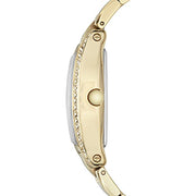Fossil Wallace Gold Tone Dial Gold Steel Strap Watch for Women - ES3176