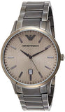 Emporio Armani Renato Quartz Grey Dial Grey Steel Strap Watch For Men - AR11120