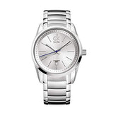 Calvin Klein Bold White Dial Silver Steel Strap Watch for Men - K2241120