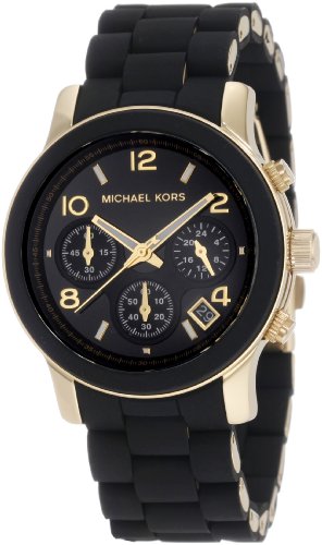 Michael Kors Runway Black Dial Black Steel Strap Watch for Women - MK5191