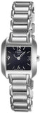 Tissot T Wave Black Dial Silver Steel Strap Watch for Women - T02.1.285.52