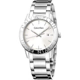 Calvin Klein Steady Silver Dial Silver Steel Strap Watch for Women - K7Q21146