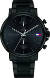 Tommy Hilfiger Daniel Black Dial Black Steel Strap Watch for Men - 1710414