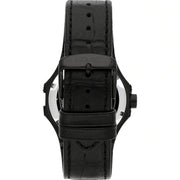 Maserati Potenza Automatic Black Dial Black Leather Strap Watch For Men - R8821108036