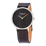 Coach Perry Black Dial Black Leather Strap Watch for Women - 14503033