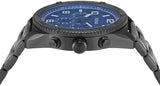 Fossil Brox Multifunction Blue Dial Grey Steel Strap Watch for Men - BQ2798