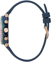 Guess Cosmic Multifunction Blue Dial Blue Silicone Strap Watch For Women - GW0466L2
