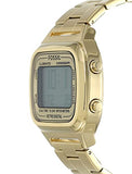 Fossil Retro Digital Gold Dial Gold Steel Strap Watch for Men - FS5843