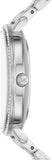 Michael Kors Pyper Analog Gray Dial Silver Steel Strap Watch For Women - MK4672