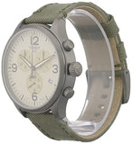 Tissot T Sport Chrono XL Beige Dial Green Nylon Strap Watch for Men - T116.617.37.267.00