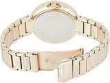 Tommy Hilfiger Angela Quartz White Dial Rose Gold Steel Strap Watch for Women - 1782124