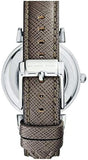 Michael Kors Caitlin Quartz Silver Dial Gray Leather Strap Watch For Women - MK2377