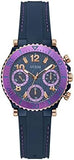 Guess Cosmic Multifunction Blue Dial Blue Silicone Strap Watch For Women - GW0466L2