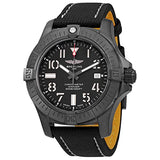 Breitling Avenger Automatic 45 Seawolf Night Mission Black Dial Black Nylon Strap Watch for Men - V17319101B1X1