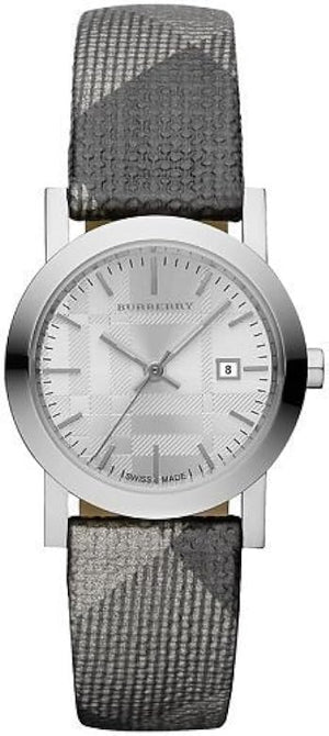 Burberry The City Silver Dial Multicolored Leather Strap Watch for Women - BU1873