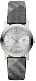 Burberry The City Silver Dial Multicolored Leather Strap Watch for Women - BU1873