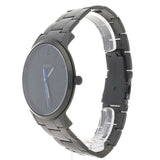 Fossil The Minimalist Black Dial Black Steel Strap Watch for Men - FS5308