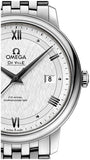 Omega De Ville Prestige Co Axial Automatic White Dial Silver Steel Strap Watch for Men - 424.10.40.20.02.005