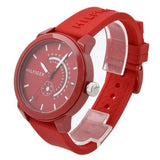 Tommy Hilfiger Denim Quartz Red Dial Red Rubber Strap Watch for Men - 1791480