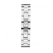 Guess Chelsea Crystals Black Dial Silver Mesh Bracelet Watch For Women  - W0647L5