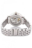 Fossil Boyfriend Automatic Skeleton Silver Dial Silver Steel Strap Watch for Women - ME3067