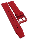 Tommy Hilfiger Denim Quartz Red Dial Red Rubber Strap Watch for Men - 1791323