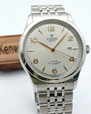 Tudor 1926 Automatic Silver Dial Silver Steel Strap Watch for Men - M91650-0001