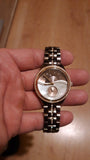 Michael Kors Lauryn Rose Gold Dial Brown Steel Strap Watch for Women - MK3757