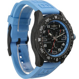 Breitling Endurance Pro Black Dial Light Blue Rubber Strap Watch for Men - X82310281B1S1