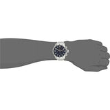 Tommy Hilfiger Trent Quartz Blue Dial Silver Steel Strap Watch for Men - 1791053