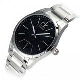 Calvin Klein Bold Grey Dial Silver Steel Strap Watch for Men - K2241107