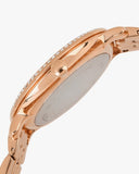 Fossil Jacqueline Rose Gold Dial Rose Gold Steel Strap Watch for Women - ES3546