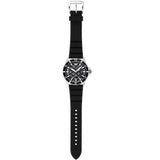 Emporio Armani Meccanico Automatic Black Dial Black Silicone Strap Watch For Men - AR60062